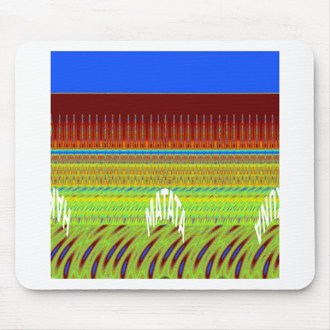 Seamless Have a Nice Day and a Better Night Mouse Mat (Front)