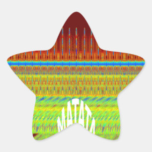 Seamless Have a Nice Day and a Better Night Star Sticker