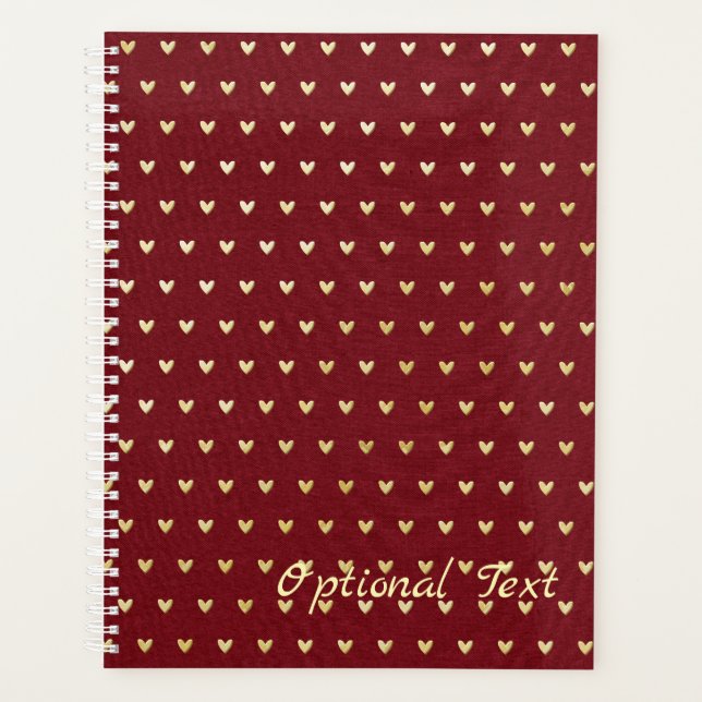 Seamless Hearts Planner (Front)