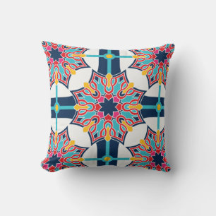 Seamless Islamic Art Colourful    Cushion