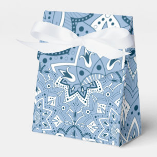 Seamless Islamic Colourful Blue Favour Box