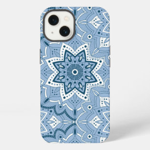Seamless Islamic Colourful Blue iPhone 13 Case
