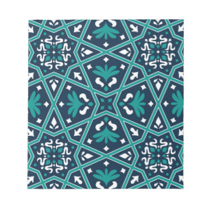 Seamless Islamic Colourful Ceramic   Notepad