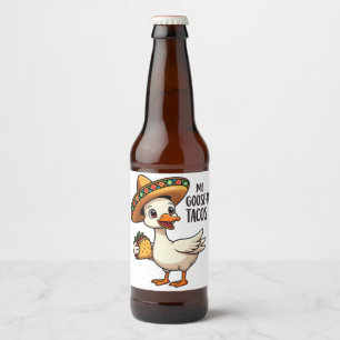 Seamless Jesus Pattern Religion Gift Christianity Beer Bottle Label