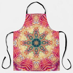 Seamless kaleidoscope colourful texture. Illustrat Apron
