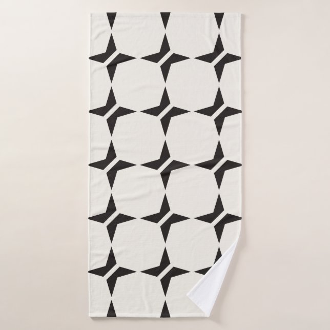 seamless lattice pattern. Modern stylish texture.  Bath Towel (Bath Towel)
