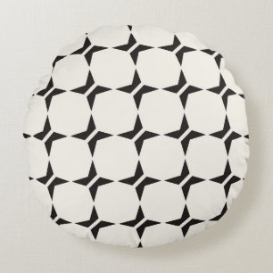 seamless lattice pattern. Modern stylish texture.  Round Cushion