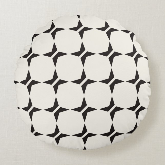 seamless lattice pattern. Modern stylish texture.  Round Cushion (Front)