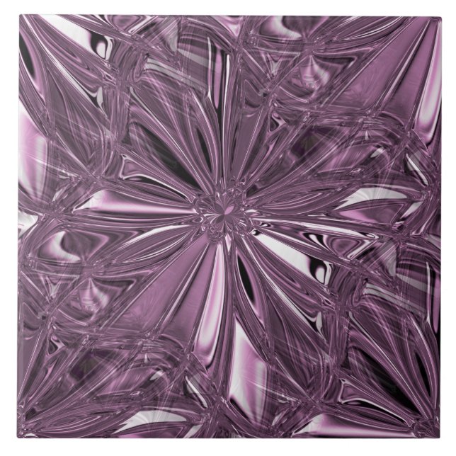 Seamless Lavender Ceramic Tile (Front)