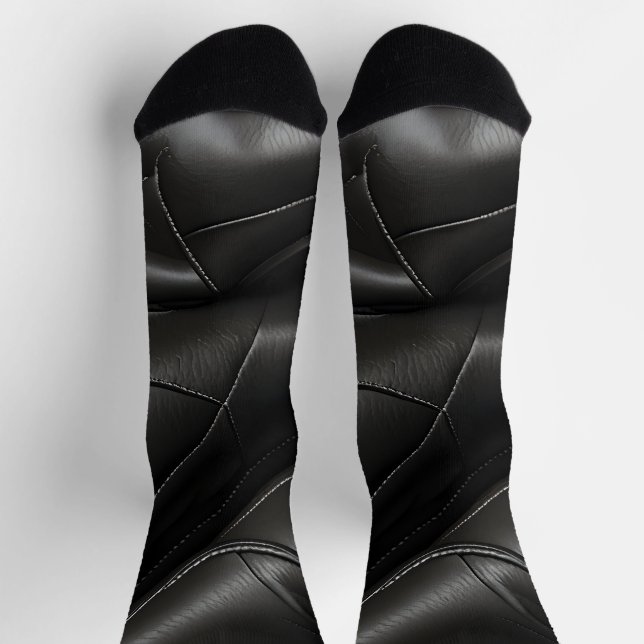 Seamless leather texture pattern socks (Top)