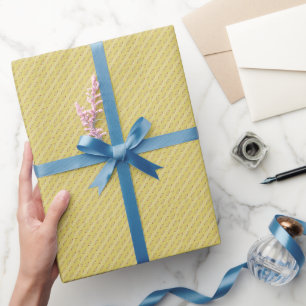 Seamless lemon pattern wrapping paper
