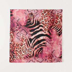 Seamless leopard pattern, abstract zebra. leopard, tapestry