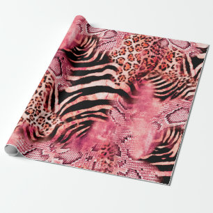 Seamless leopard pattern, abstract zebra. leopard, wrapping paper