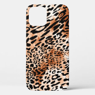 Seamless leopard pattern, african animal print iPhone 12 case