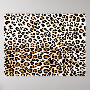 Seamless leopard texture, african animal print