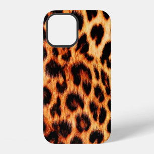 Seamless leopard texture, leopard fur, african ani iPhone 12 case