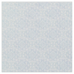 Seamless Light blue, Pink & White Mandalas Fabric