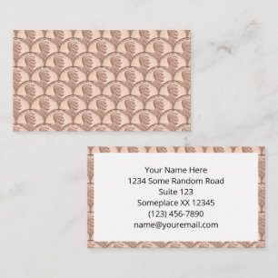 Seamless Lincoln Penny Pattern – Copper Coins Business Card