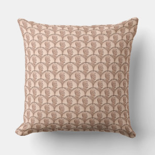 Seamless Lincoln Penny Pattern – Copper Coins Cushion