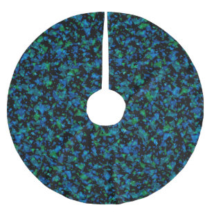 Seamless marble granite abstract modern pattern pr brushed polyester tree skirt