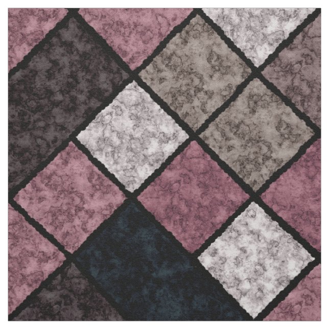 Seamless marble granite stone tile pattern retro v fabric (Swatch)