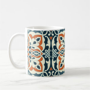 Seamless medallion Vintage multi colour pattern Coffee Mug