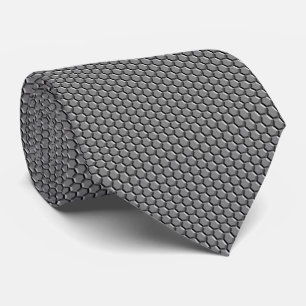 Seamless Metallic Gem Hexagonal Pattern Tie