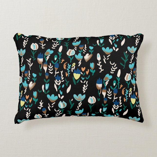 seamless mini floralabstract,background,blossom,de decorative cushion (Front)