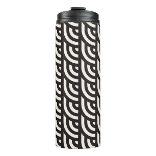 Seamless monochrome geometric pattern. Abstract st Thermal Tumbler