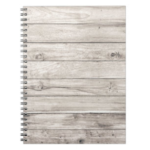 Seamless Old Wood: Textured Wall Background Notebook