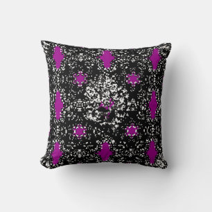 Seamless oriental classic white pattern. Vintage a Cushion