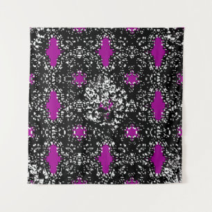 Seamless oriental classic white pattern. Vintage a Tapestry