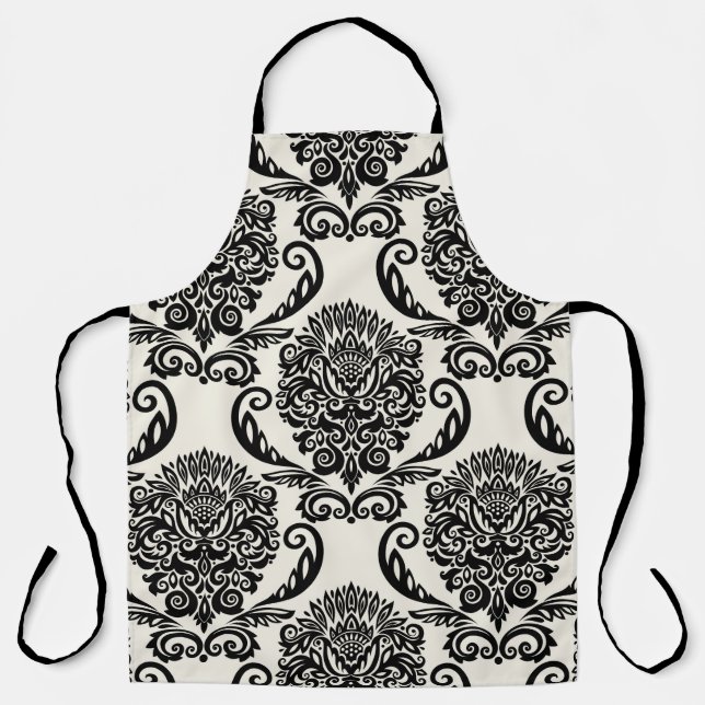 Seamless ornament with decorative elements. Freeha Apron (Front)