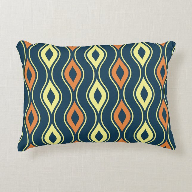 seamless ornamental pattern illustrationillustrati decorative cushion (Front)