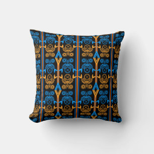 Seamless ornamental retro moroccan arabic vintage cushion