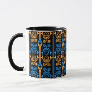 Seamless ornamental retro moroccan arabic vintage mug