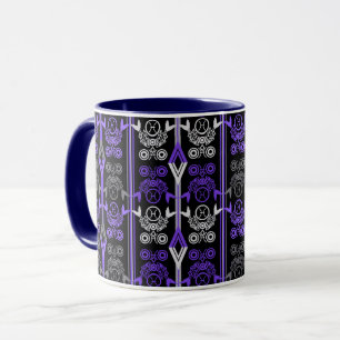 Seamless ornamental retro moroccan arabic vintage mug