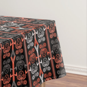 Seamless ornamental retro moroccan arabic vintage tablecloth
