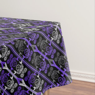 Seamless ornamental retro moroccan arabic vintage tablecloth