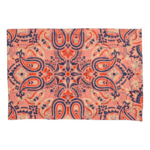 Seamless paisley: vintage pattern design. pillowcase
