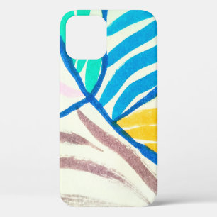 Seamless patchwork background with paisley and flo iPhone 12 case