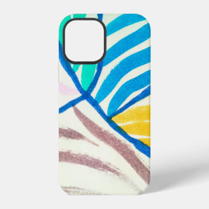Seamless patchwork background with paisley and flo iPhone 12 case