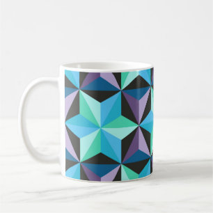 Seamless patchwork pattern with stars. Abstract ge Coffee Mug