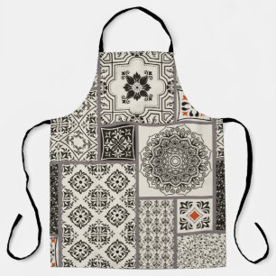 Seamless patchwork tile with Islam, Arabic, Indian Apron