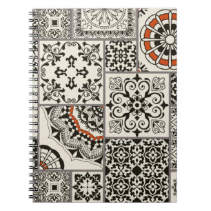 Seamless patchwork tile with Islam, Arabic, Indian Notebook