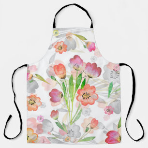 seamless pattern abstracts floral composition tuli apron