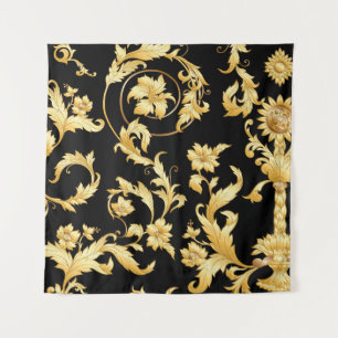 Seamless pattern, background In baroque, rococo, v Tapestry