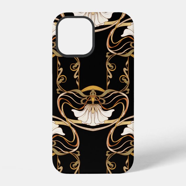 Seamless pattern, background with decorative eleme iPhone case (Back)