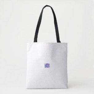 Seamless pattern, background with tropical plants, tote bag
