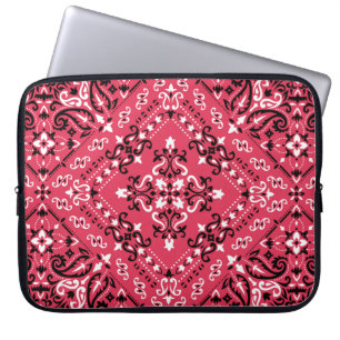 Seamless pattern based on ornament paisley Bandann Laptop Sleeve